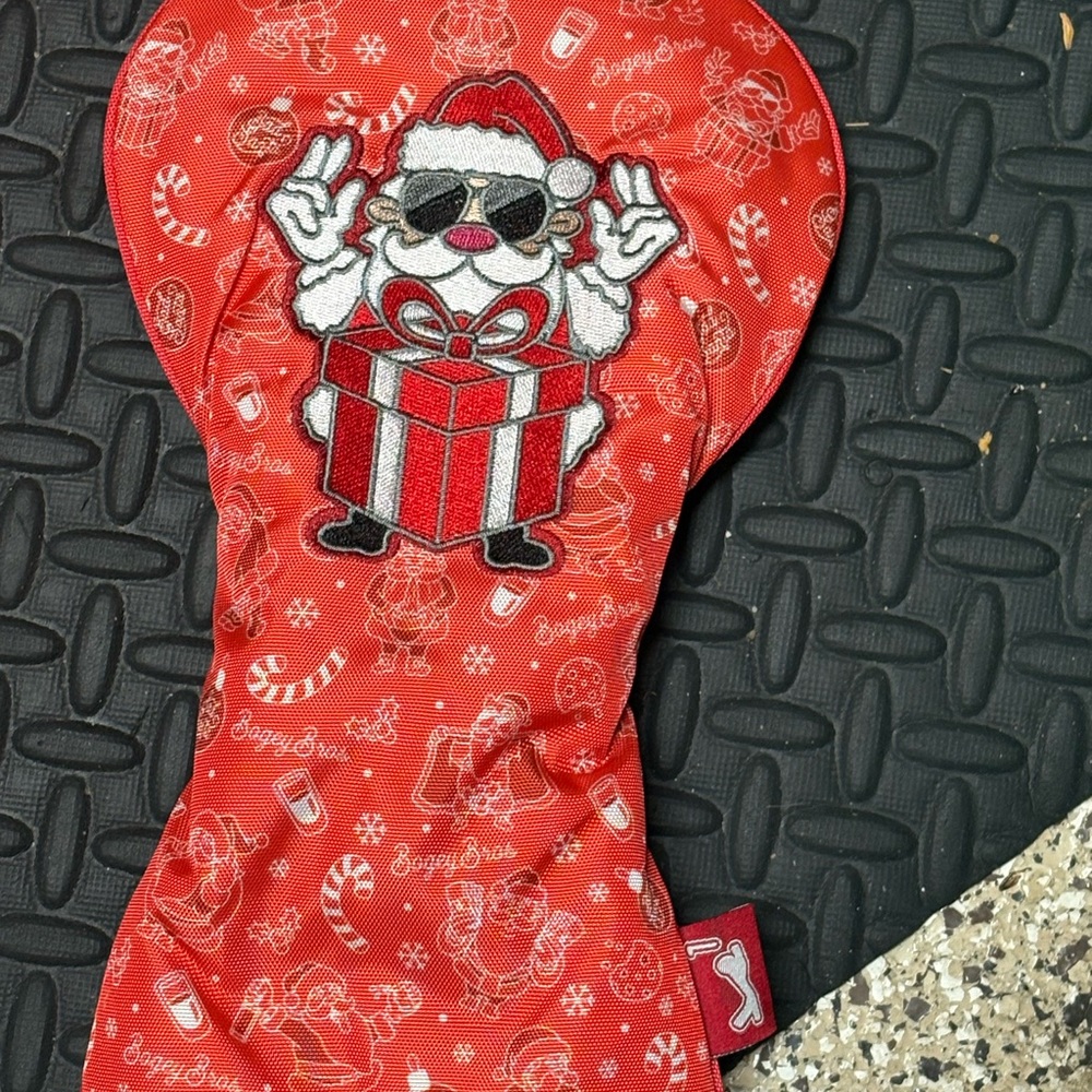 Bogey Bros Driver Headcover Bad Santa with towel
